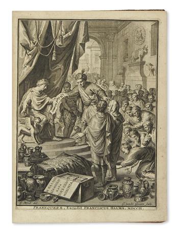 BIBLE IN GREEK.  He Palaia Diatheke kata tous Hebdomekonta. Vetus testamentum ex versione septuaginta interpretum.  1709